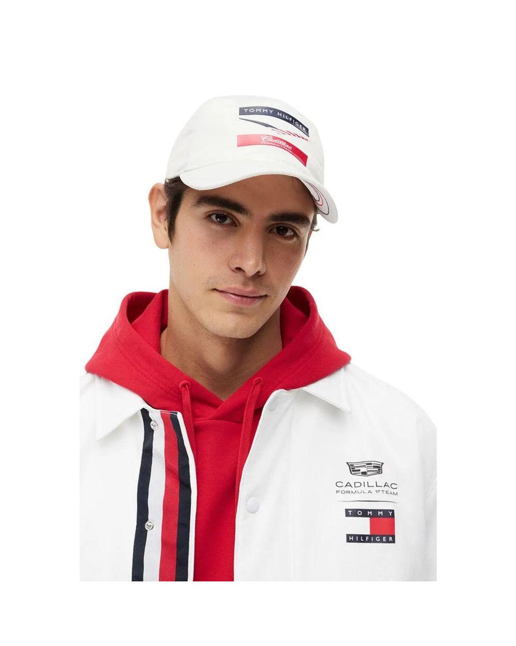Tommy Hilfiger White Recycled Polyester Cap (baseball Hat) for men
