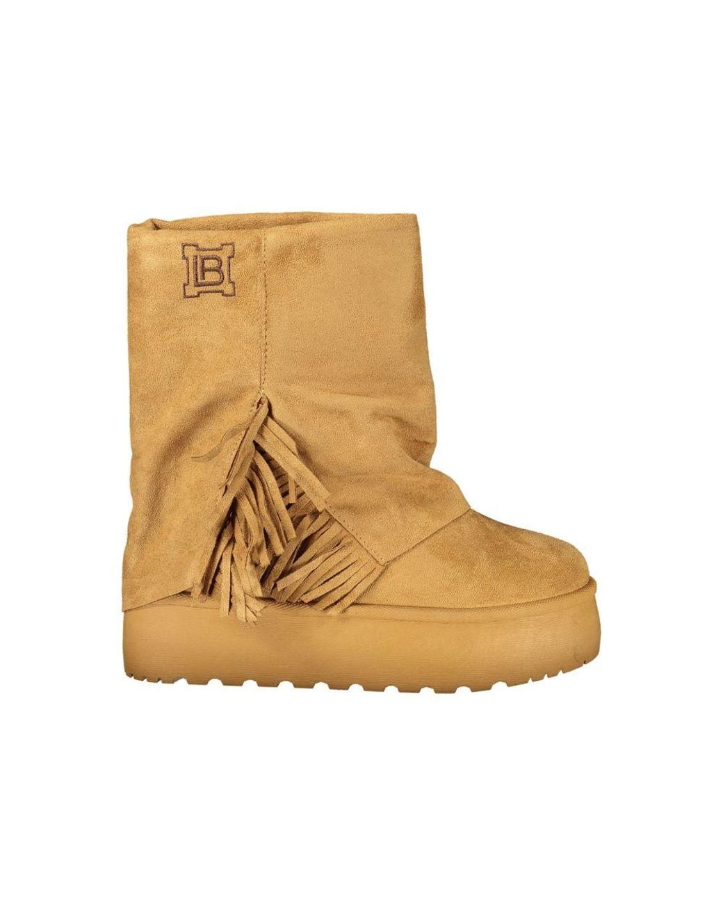 Laura Biagiotti Natural Brown Polyurethane 's Boot