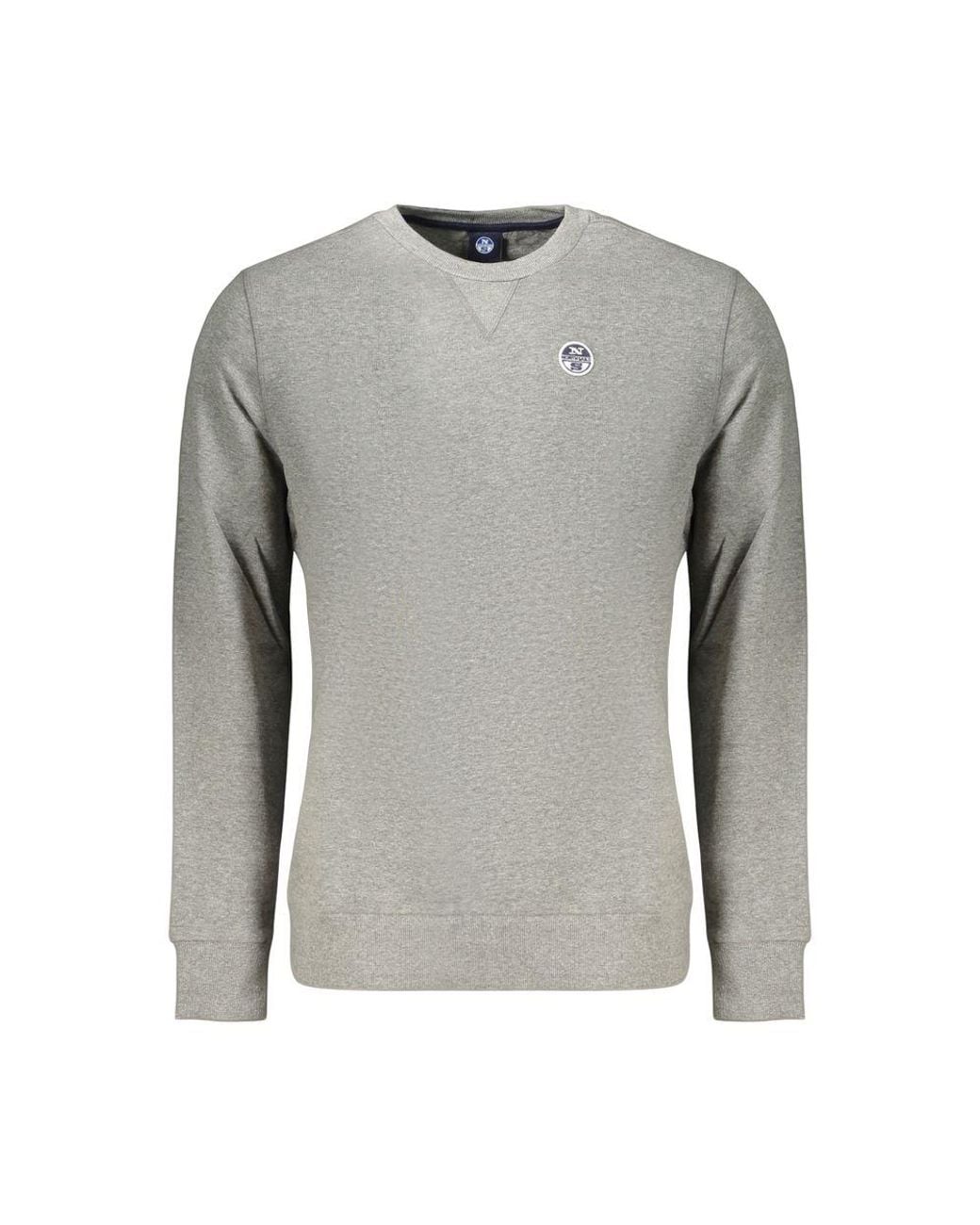 North Sails Gray Cotton Men's Sweatshirt for men