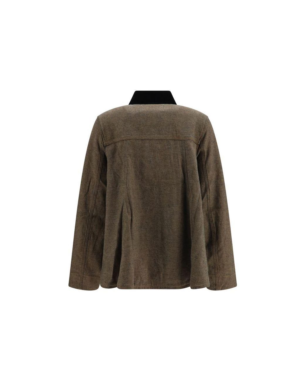 Ganni Brown Cotton Denim Jacket