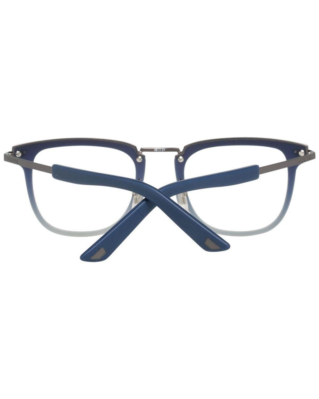 Police Blue Metal & Plastic Glasses (frames) for men