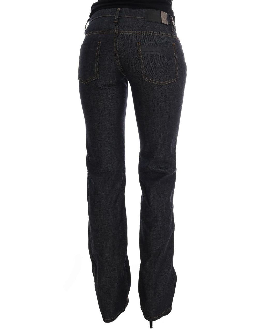CoSTUME NATIONAL Black Dark Cotton Classic Fit Jeans