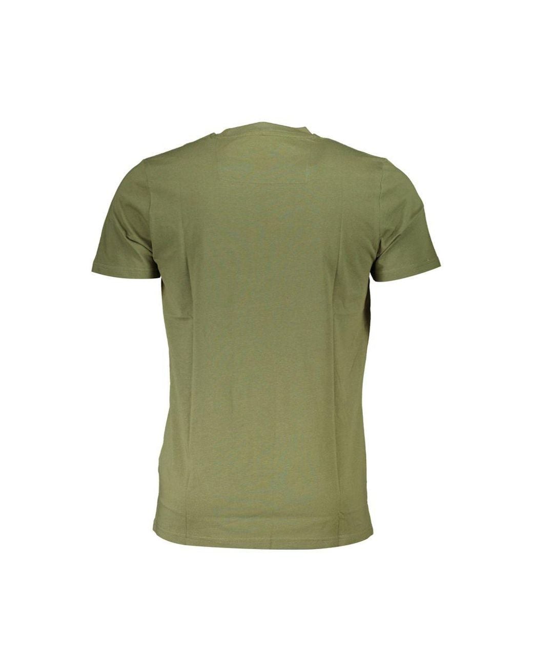 Roberto Cavalli Green Cotton T-Shirt for men