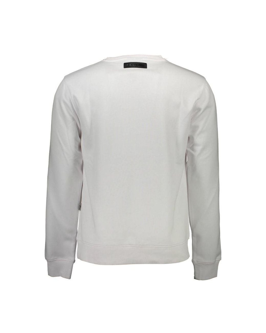 Philipp Plein Gray Bianco Cotton Sweatshirt for men