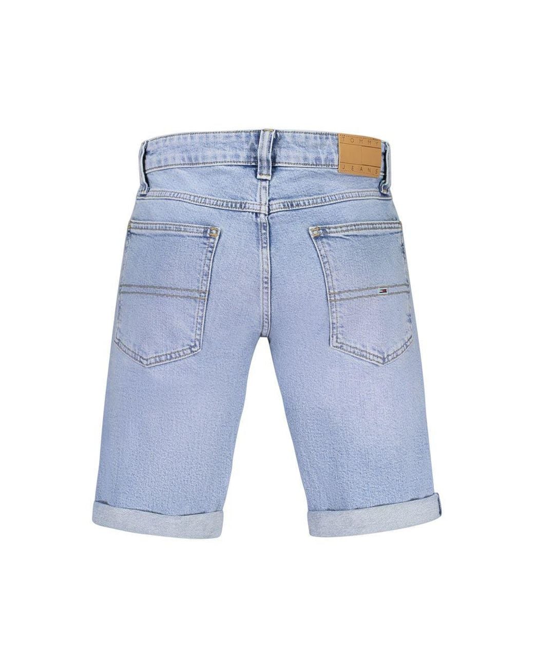 Tommy Hilfiger Blue Cotton Short for men