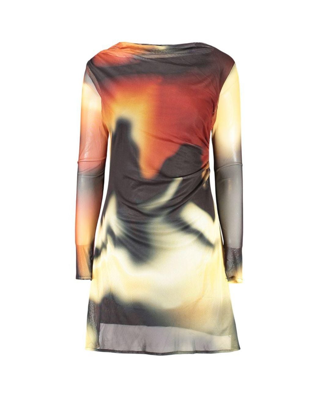 Desigual Multicolor Black Polyester 's Dress
