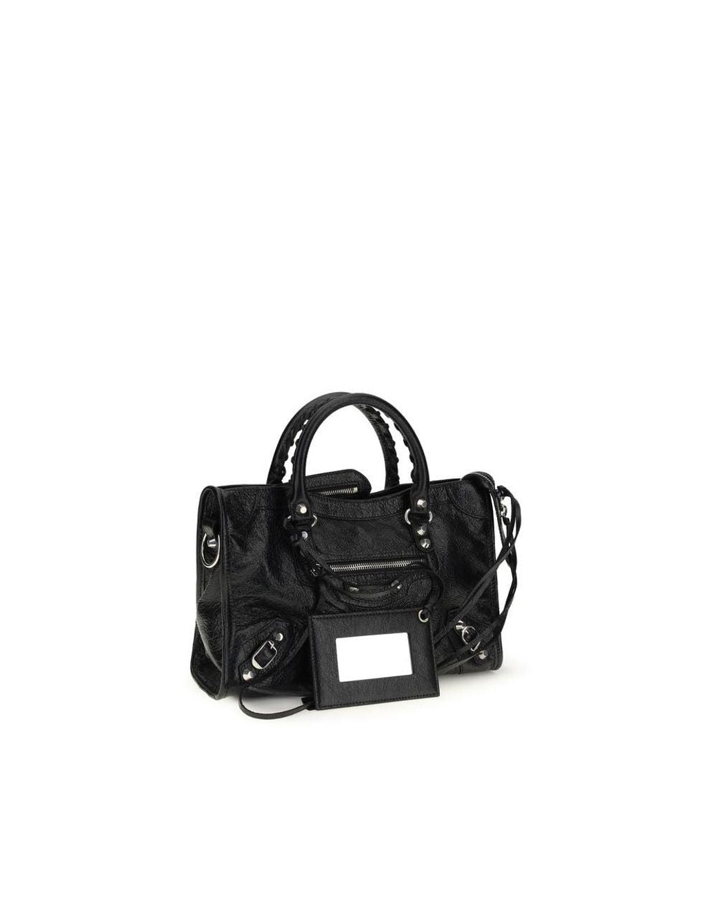 Balenciaga Black Lamb Ovis Aries Aries Handbag