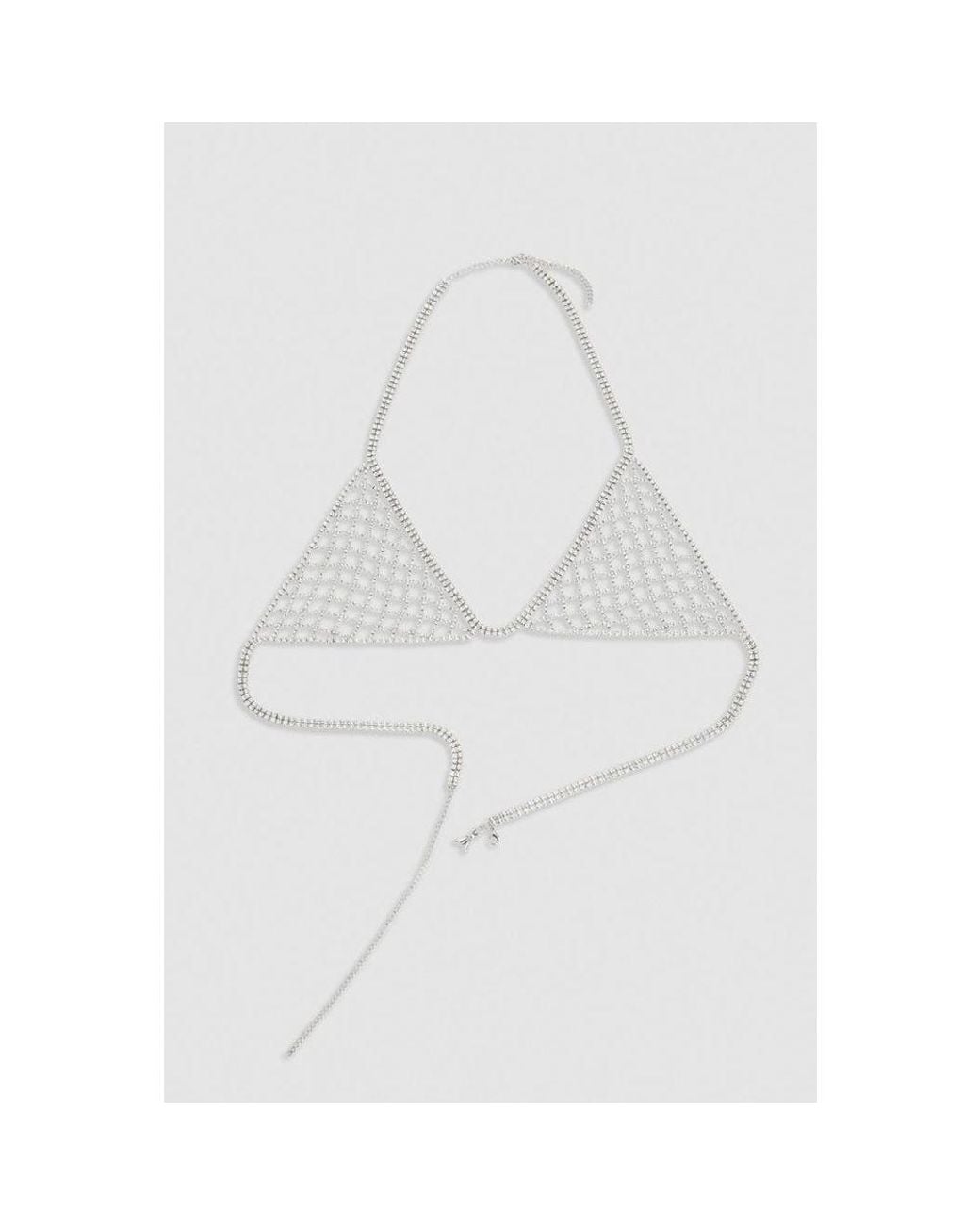 Patrizia Pepe White Copper Bra
