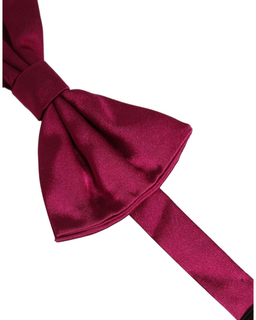 Dolce & Gabbana Purple Silk Adjustable Neck Papillon Bow Tie for men