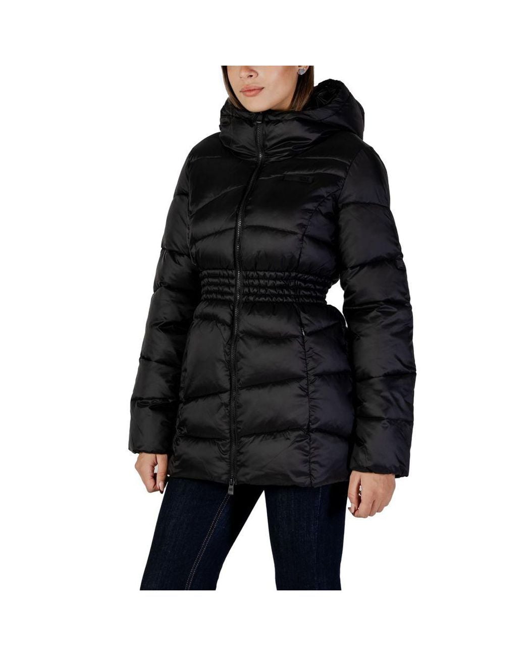 EA7 Black Polyamide Bomber
