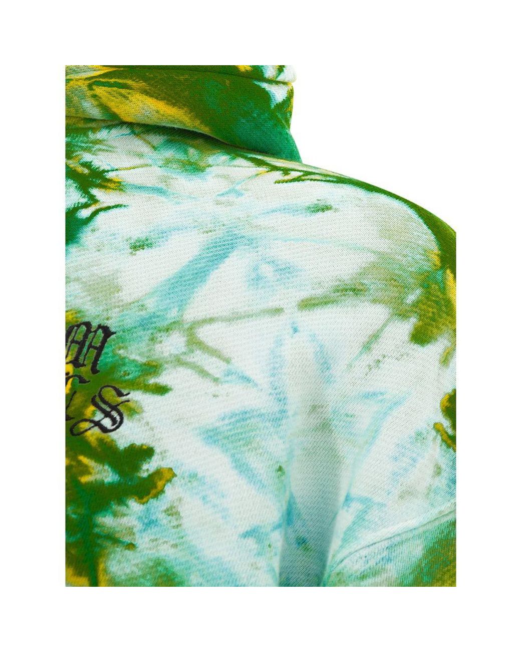 Palm Angels Green Cotton Sweater for men