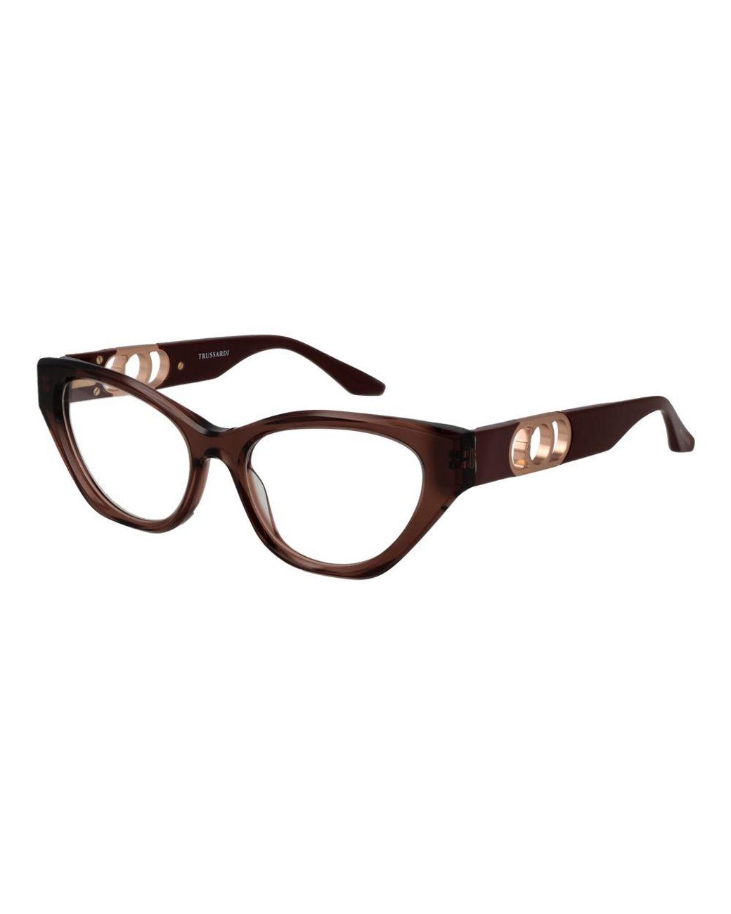 Trussardi Brown Acetate Glasses (frames)