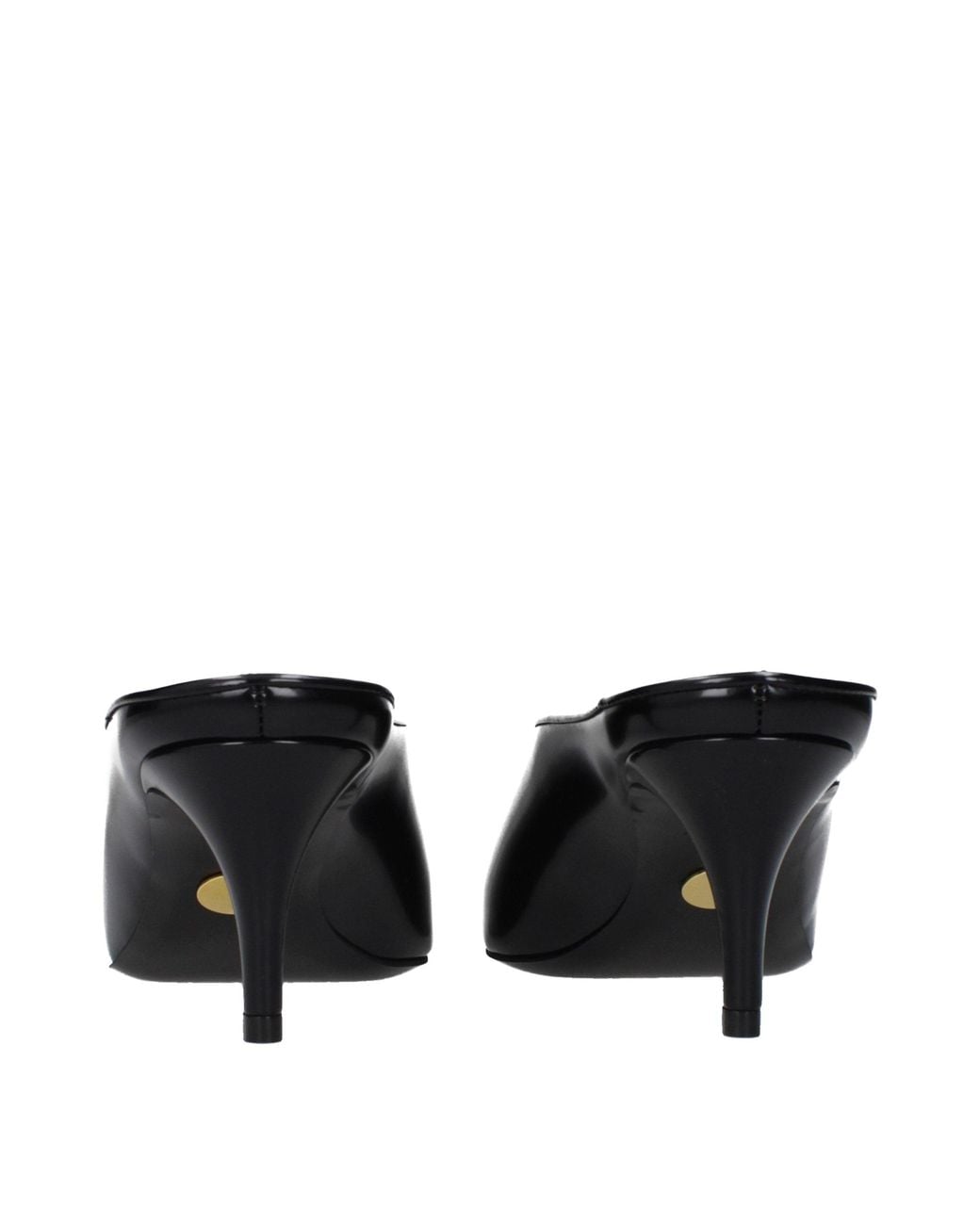 Stella McCartney Black Leather High Heel Pumps
