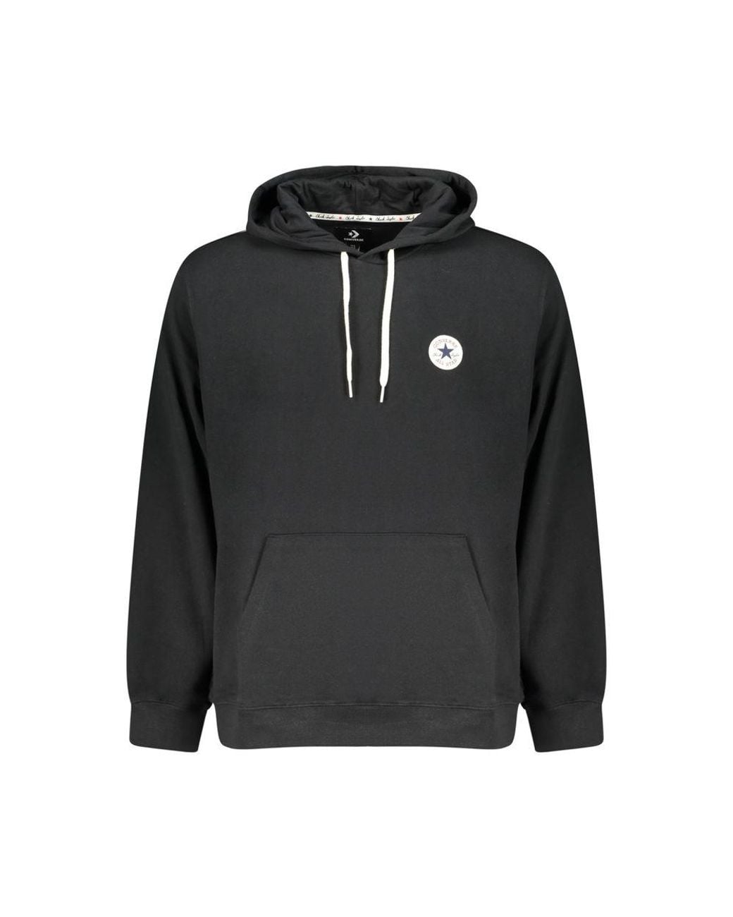 Converse Black Cotton Men's Sweatshirt for men