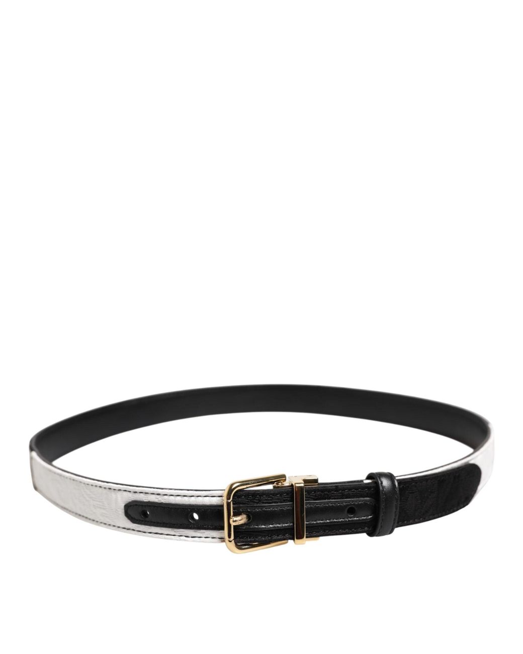 Dolce & Gabbana Black Twotone Reversible Belt for men