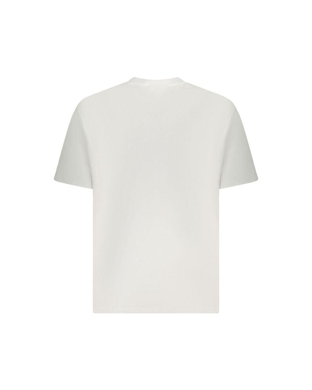 Calvin Klein White Relaxed Fit Short Sleeve Tee for men