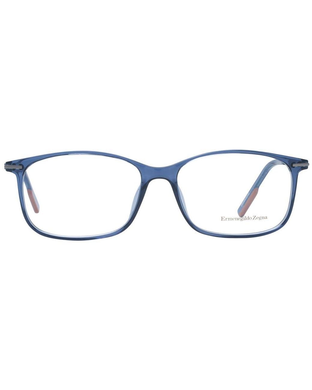 Zegna Blue Titanium Glasses (Frames) for men