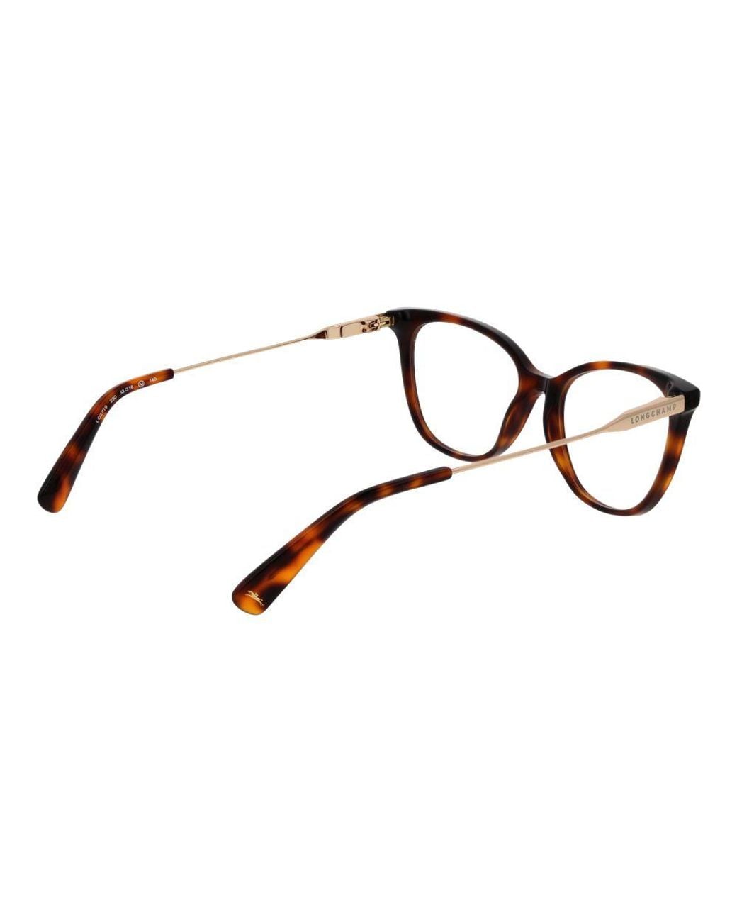Longchamp Brown Metal Glasses (frames)