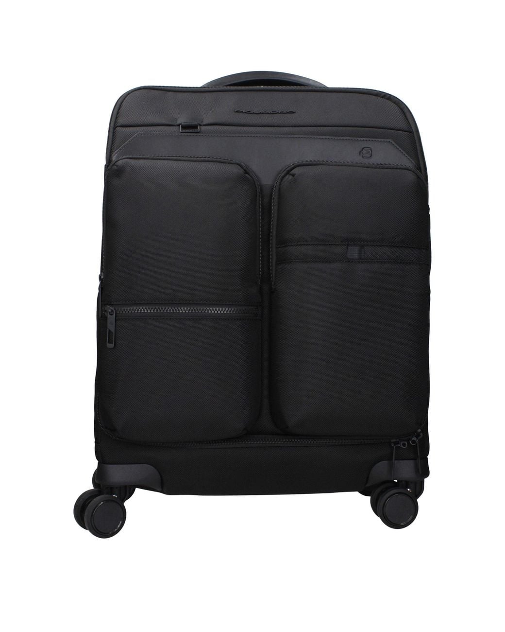 Piquadro Black Fabric Luggage And Travel for men