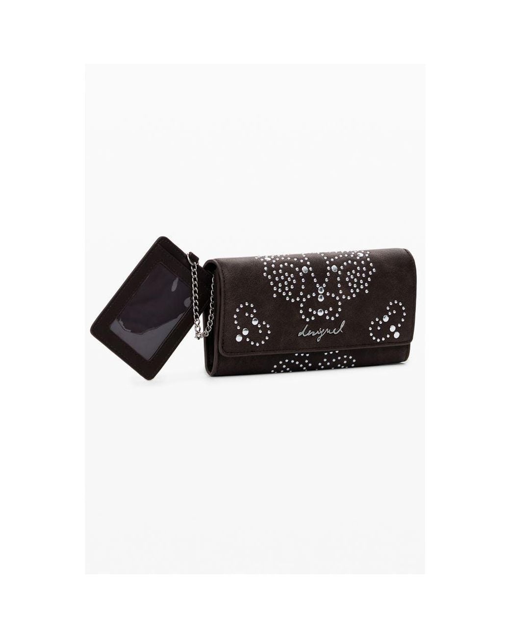 Desigual Black Polyethylene Wallet With Multiple Compartments