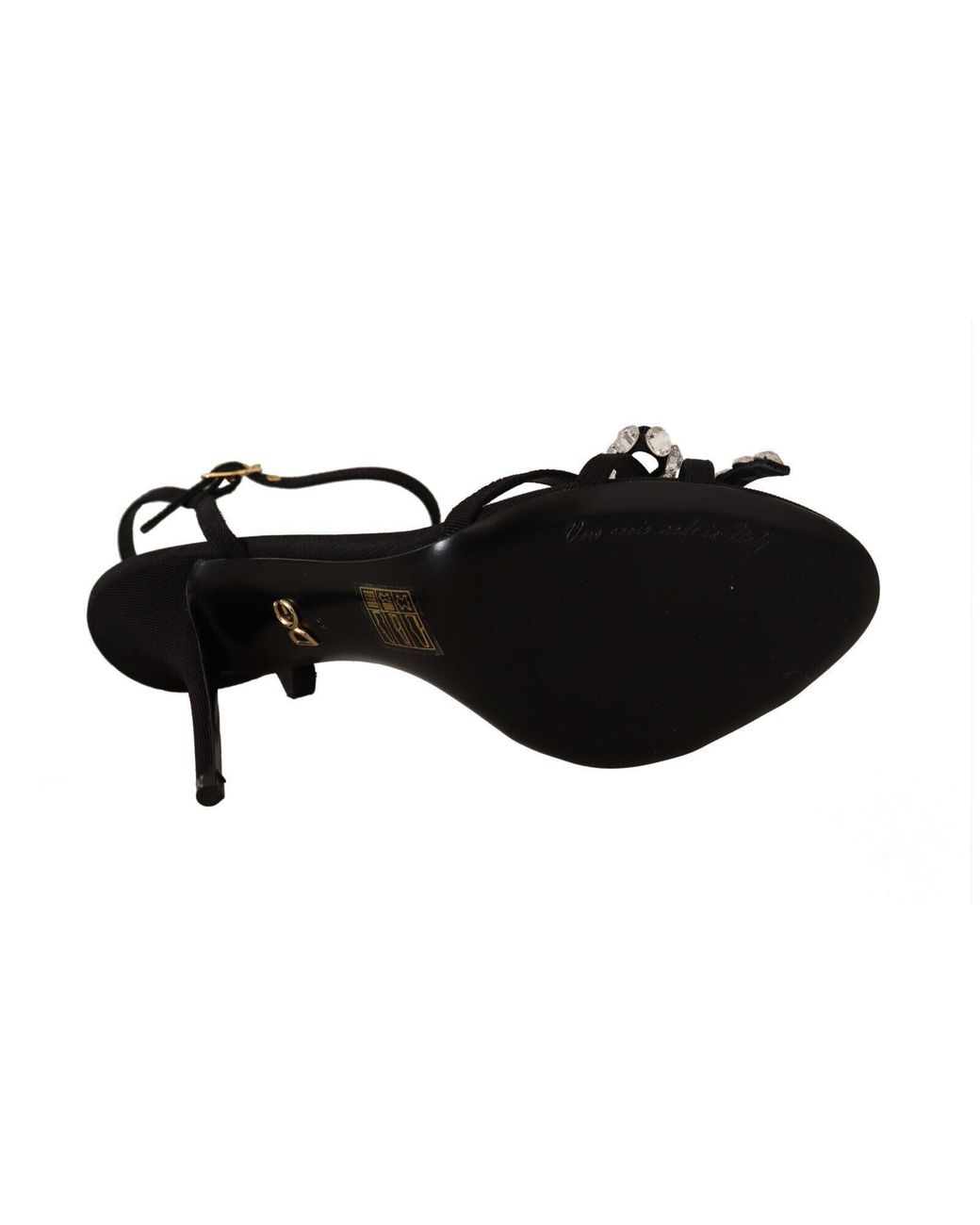 Dolce & Gabbana Black High Heel Sandals