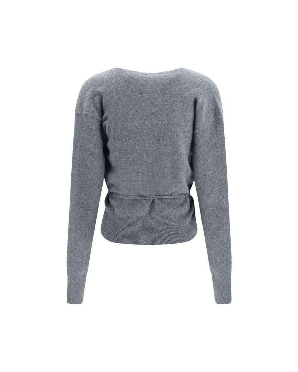 Extreme Cashmere Blue Gray Cashmere Cardigan