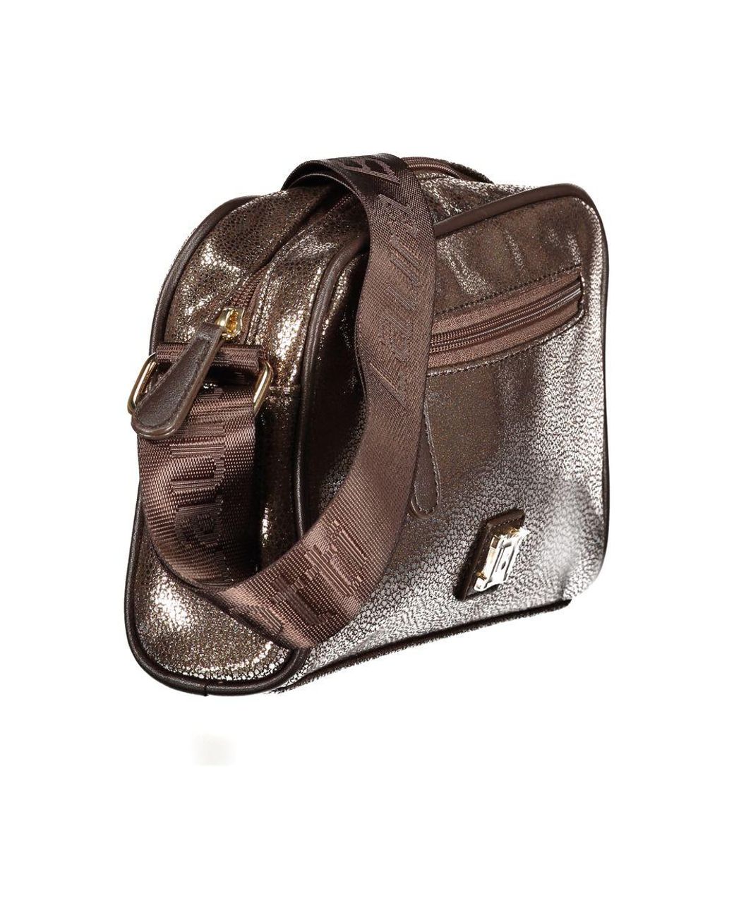 Laura Biagiotti Brown Bronzo Polyester Handbag