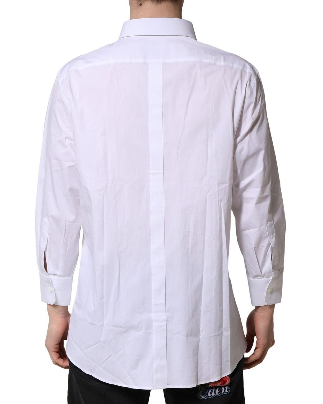 Dolce & Gabbana Purple Long Sleeves Dress Formal Shirt for men
