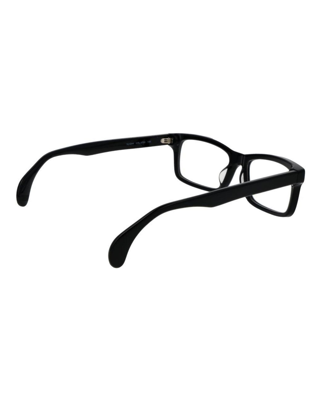 Lozza Black Cellulose Acetate Glasses (frames) for men