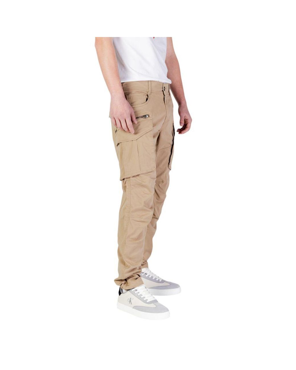 Replay Natural Beige Cotton Jeans & Pant for men