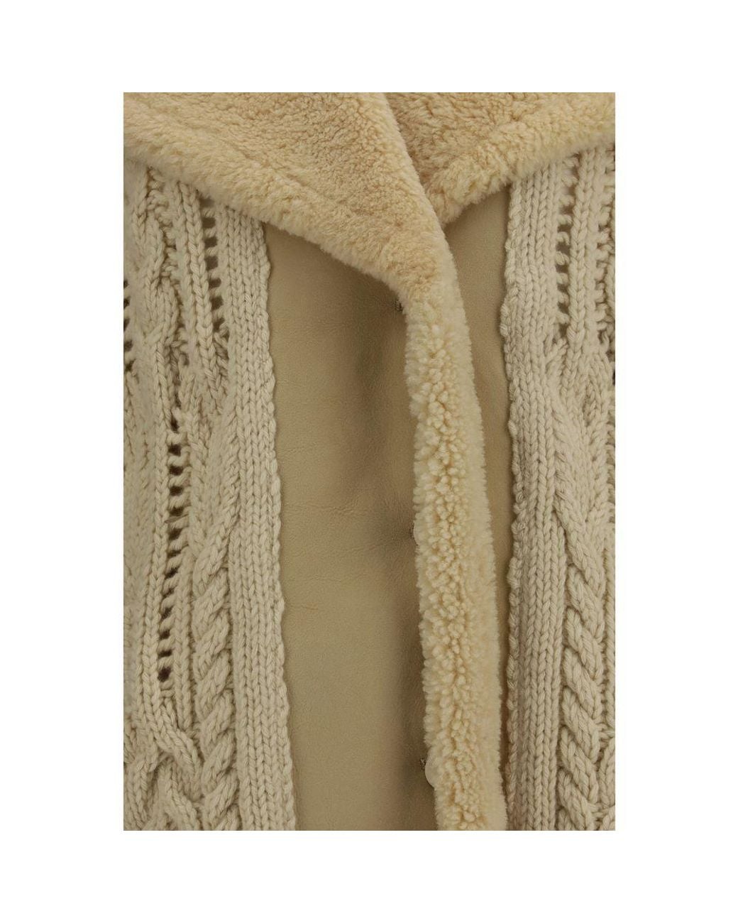 Ermanno Scervino Natural Beige Wool Oves Aries Sweatshirt