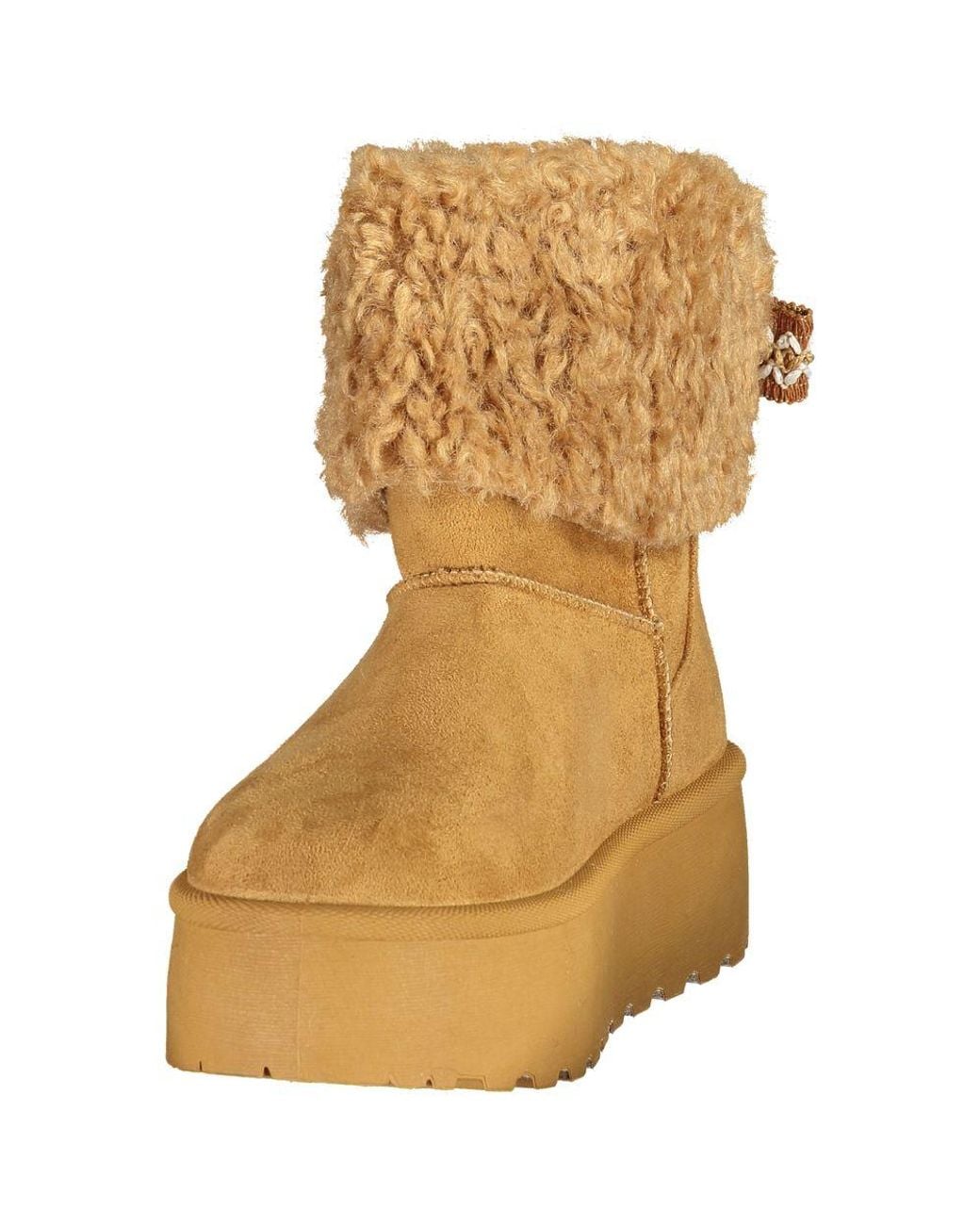 Laura Biagiotti Brown Polyurethane 's Ankle Boot