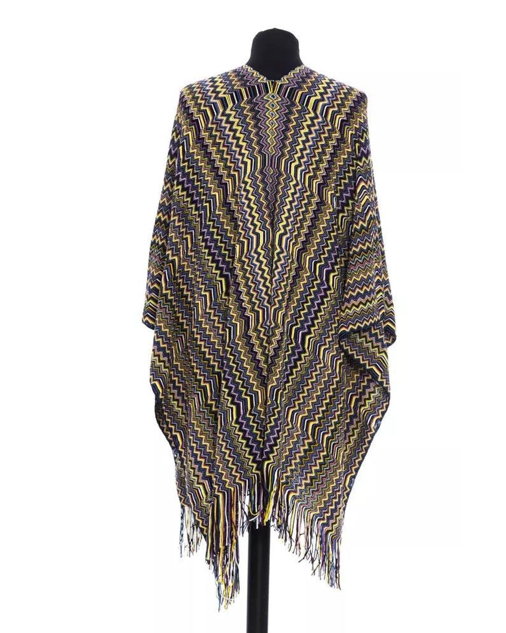 Missoni Multicolor Wool Poncho