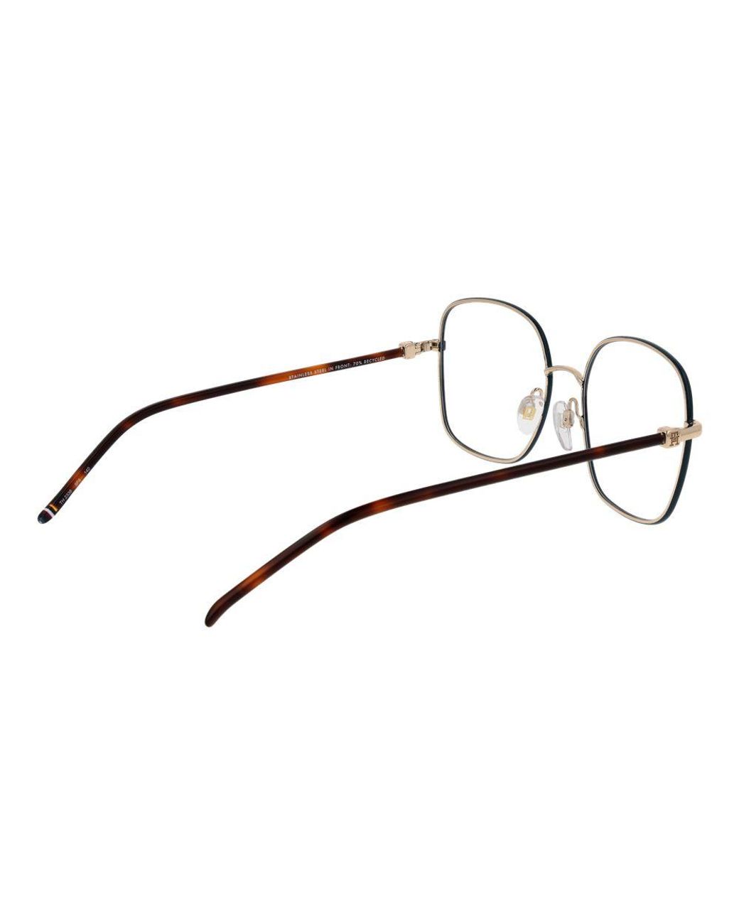 Tommy Hilfiger Brown Blue Metal Glasses (frames)