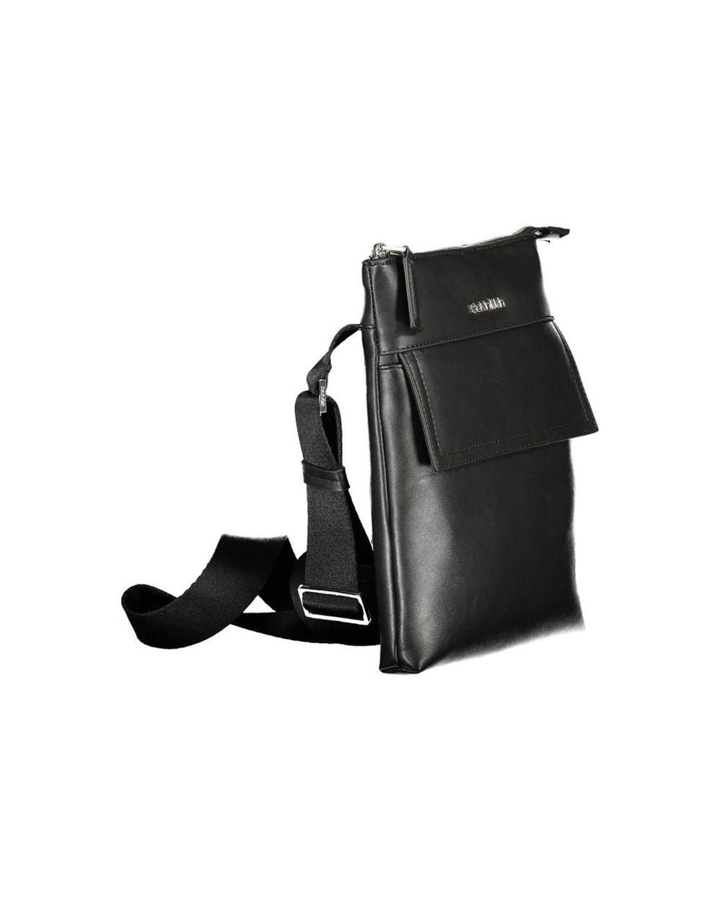 Calvin Klein Gray Polyester Shoulder Bag for men