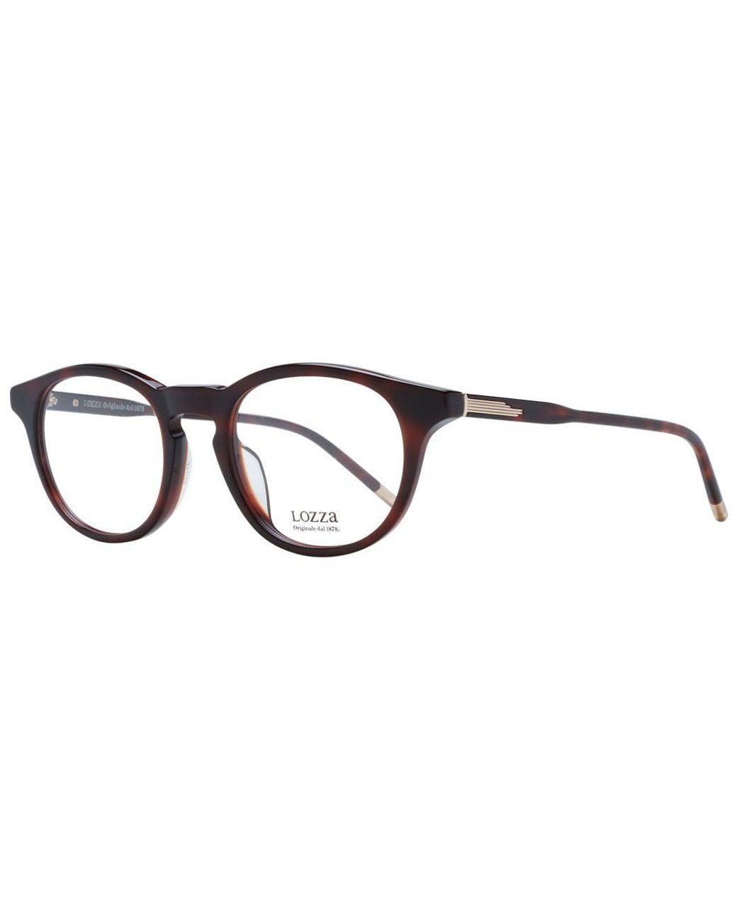 Lozza Black Brown Acetate & Plastic Glasses (frames) for men