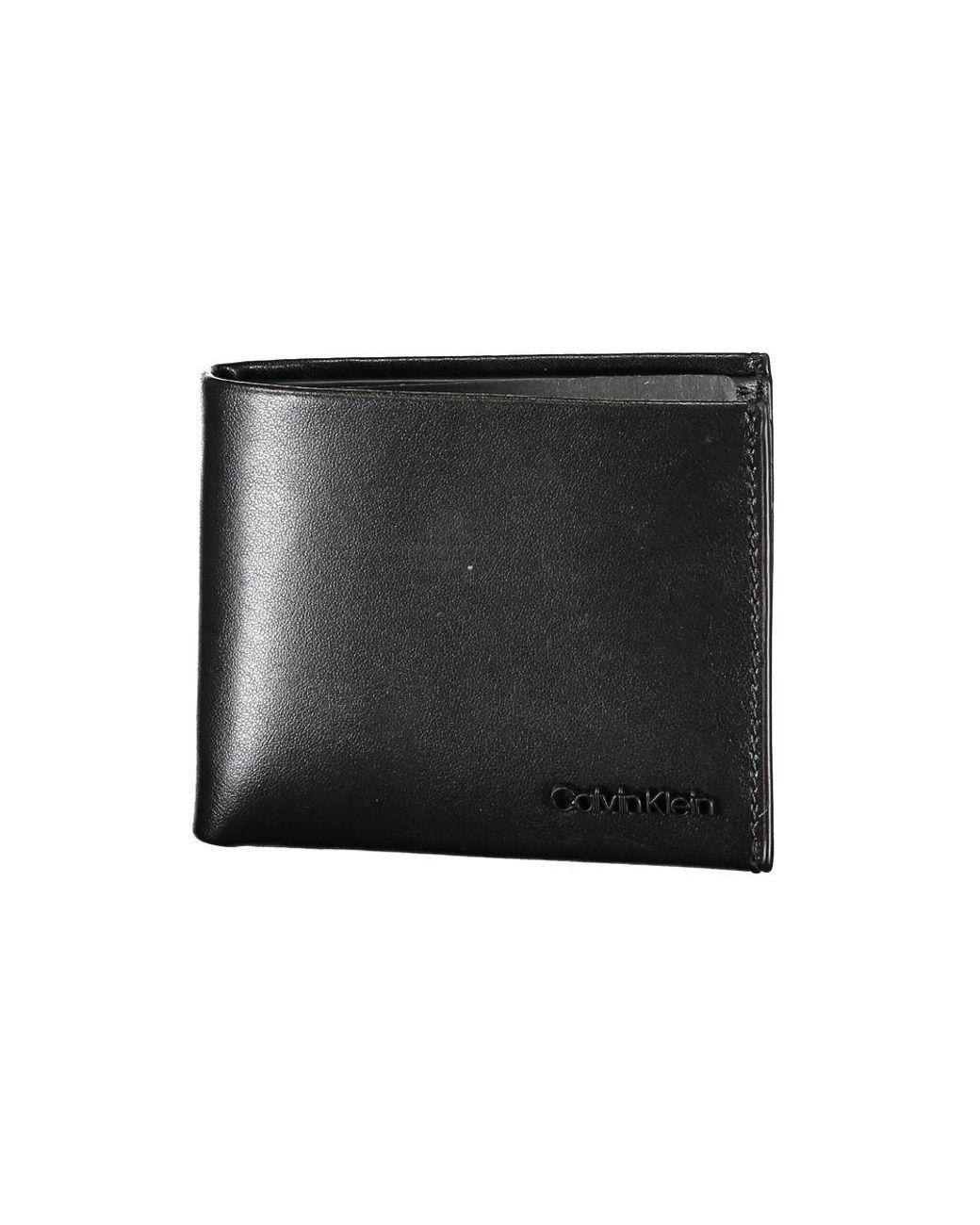Calvin Klein Black Leather Wallet for men