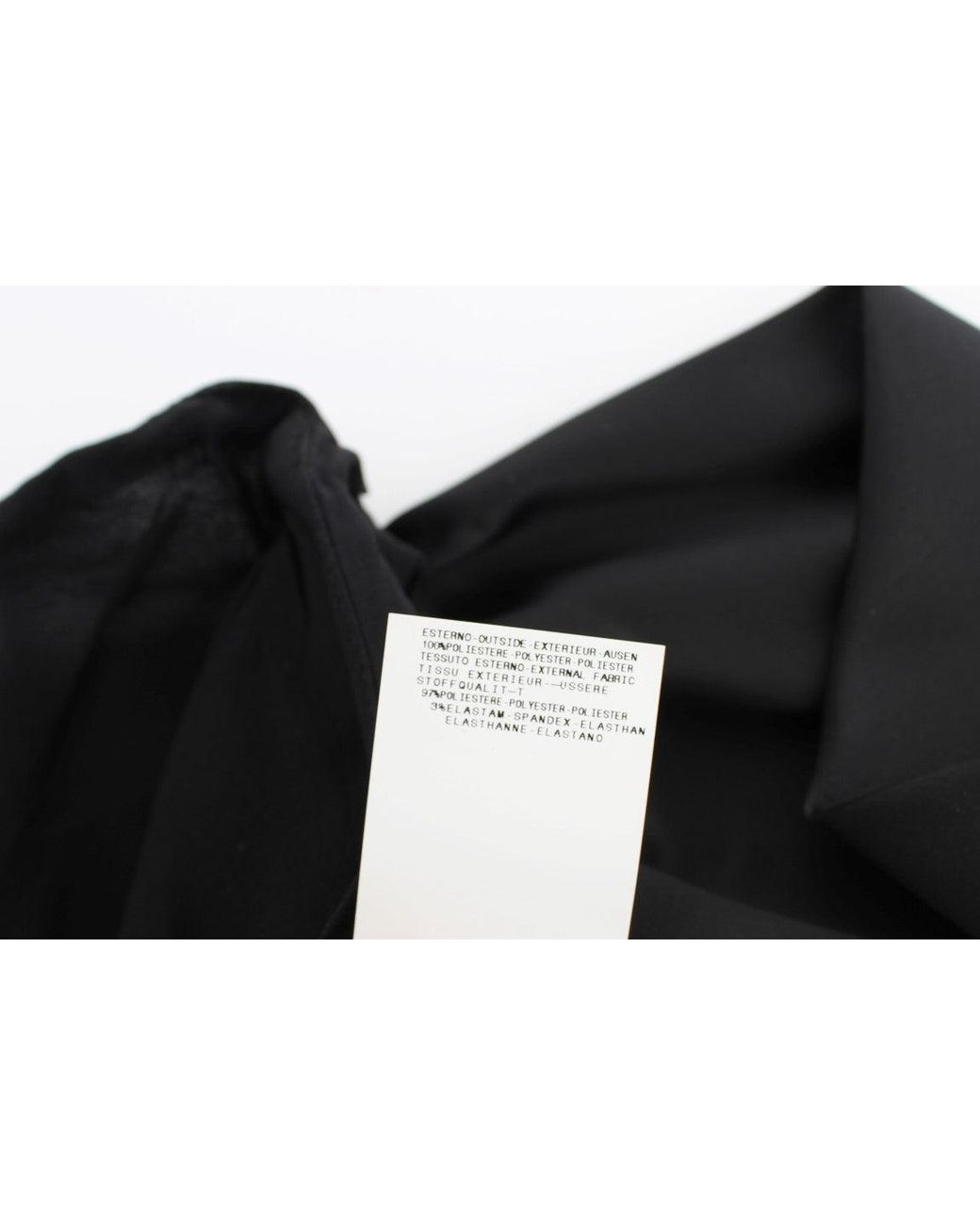 Exte Neck Wrap Top Black Sig30856