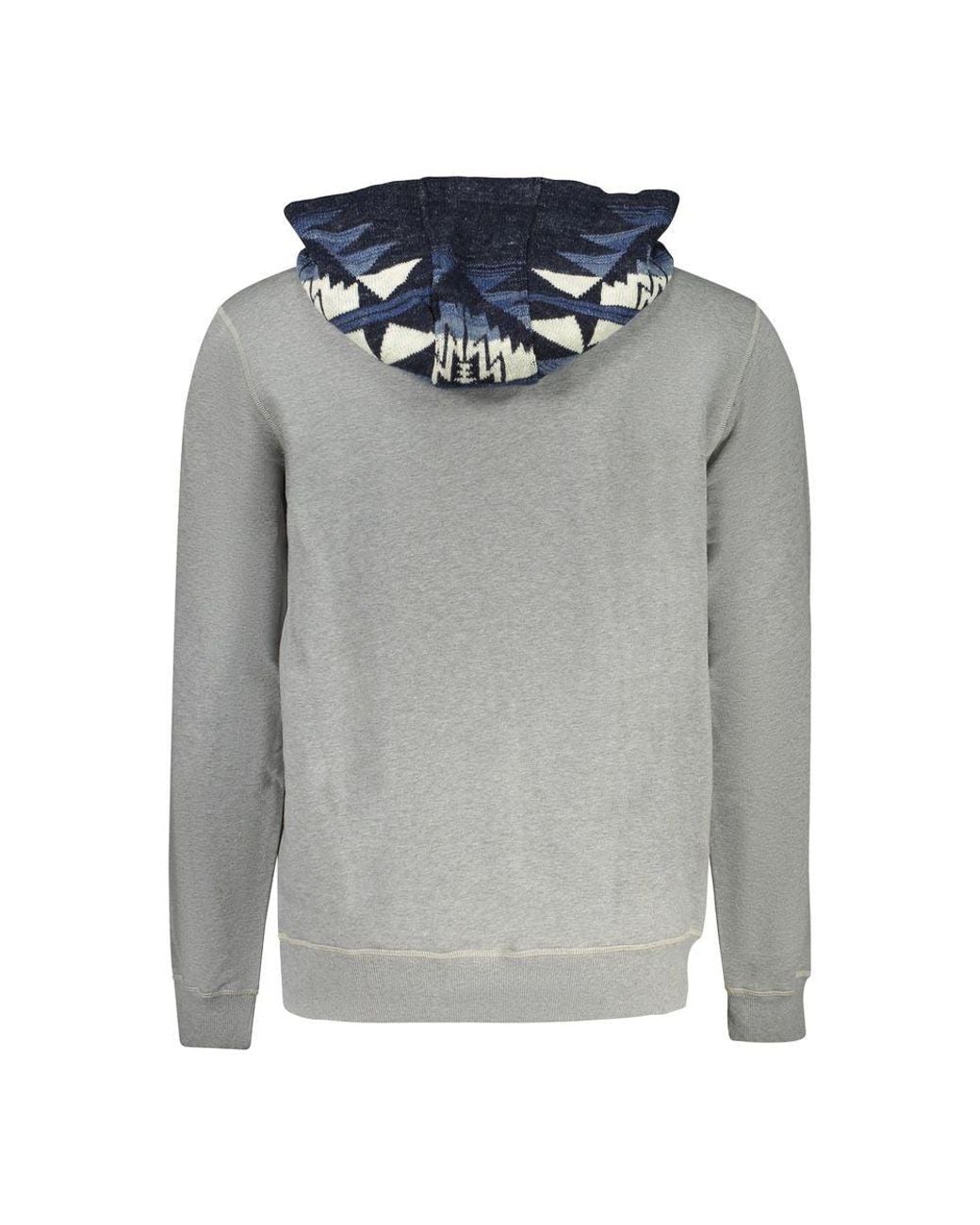 Guess Gray Cotton Men Sweater for men