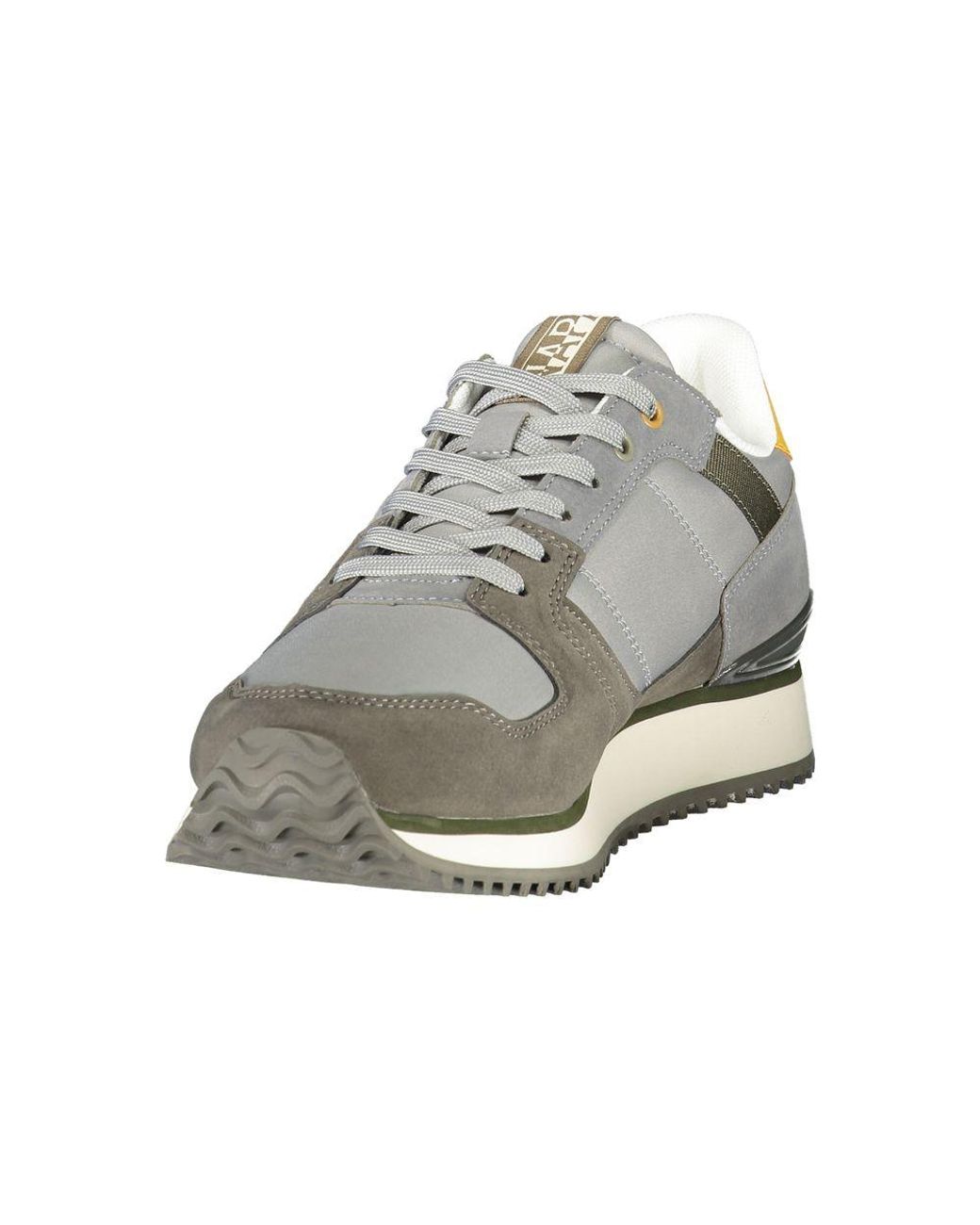 Napapijri Gray Polyester Men's Sneaker for men