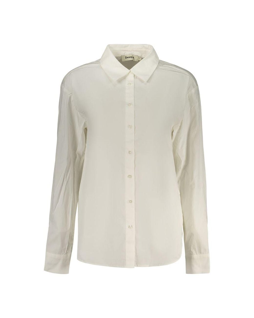 Desigual White Cotton Shirt