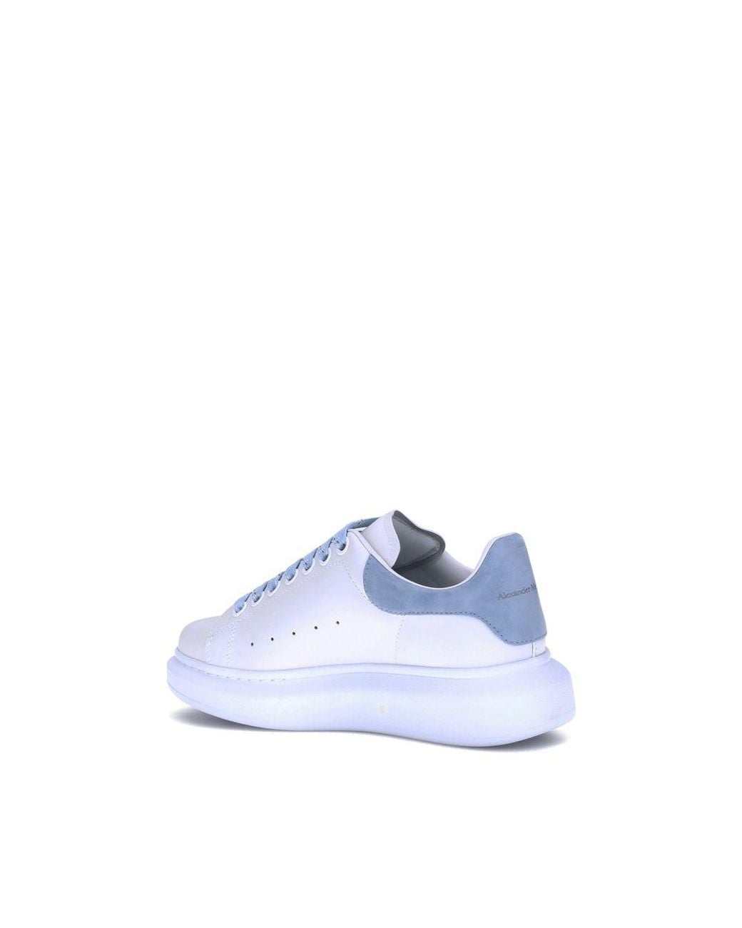 McQueen Blue Leather Sneakers