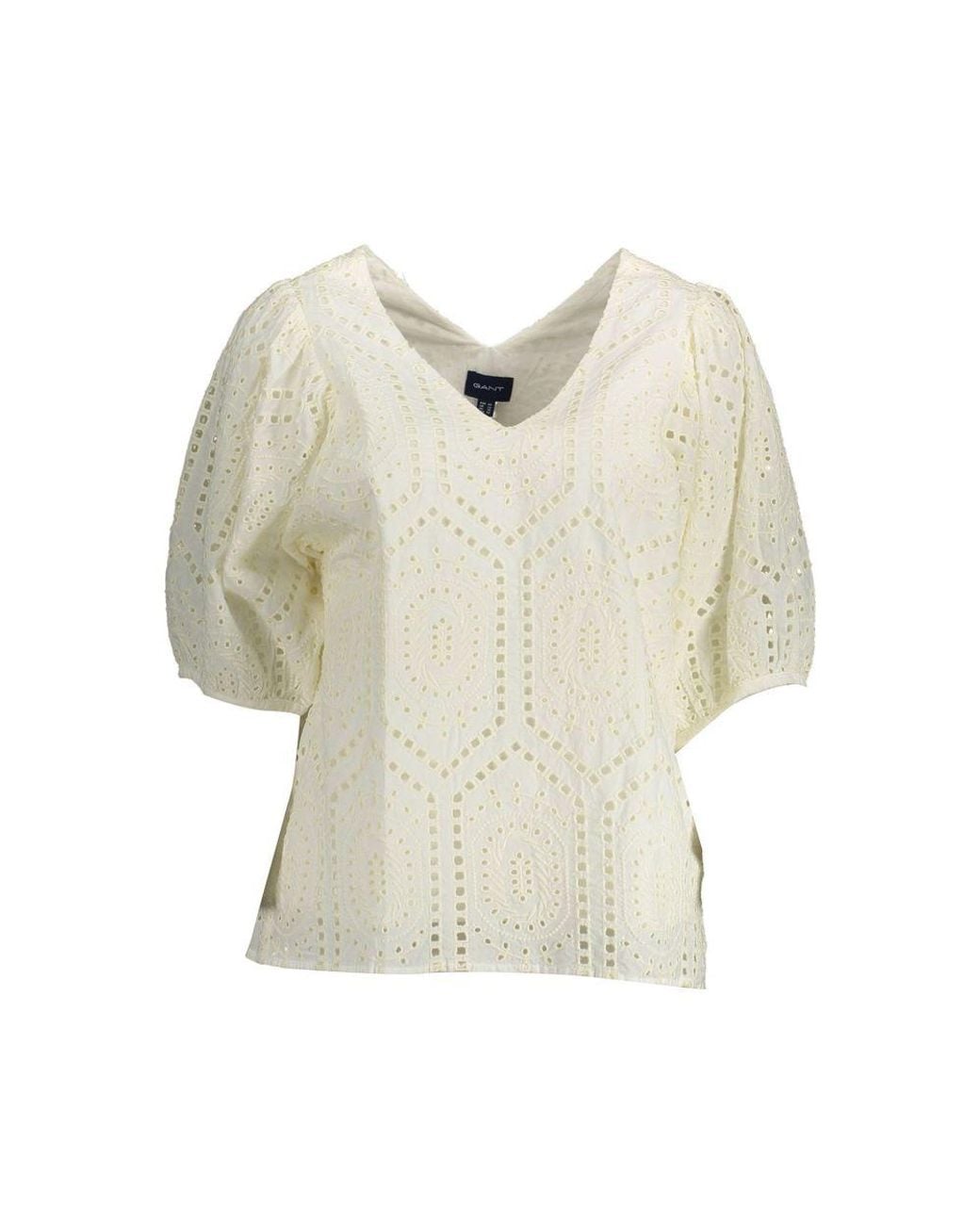 Gant White Cotton T