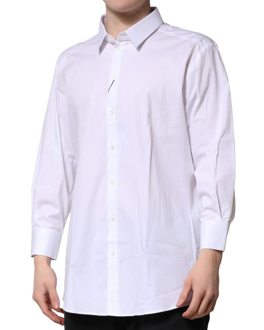 Dolce & Gabbana Purple Long Sleeves Dress Formal Shirt for men