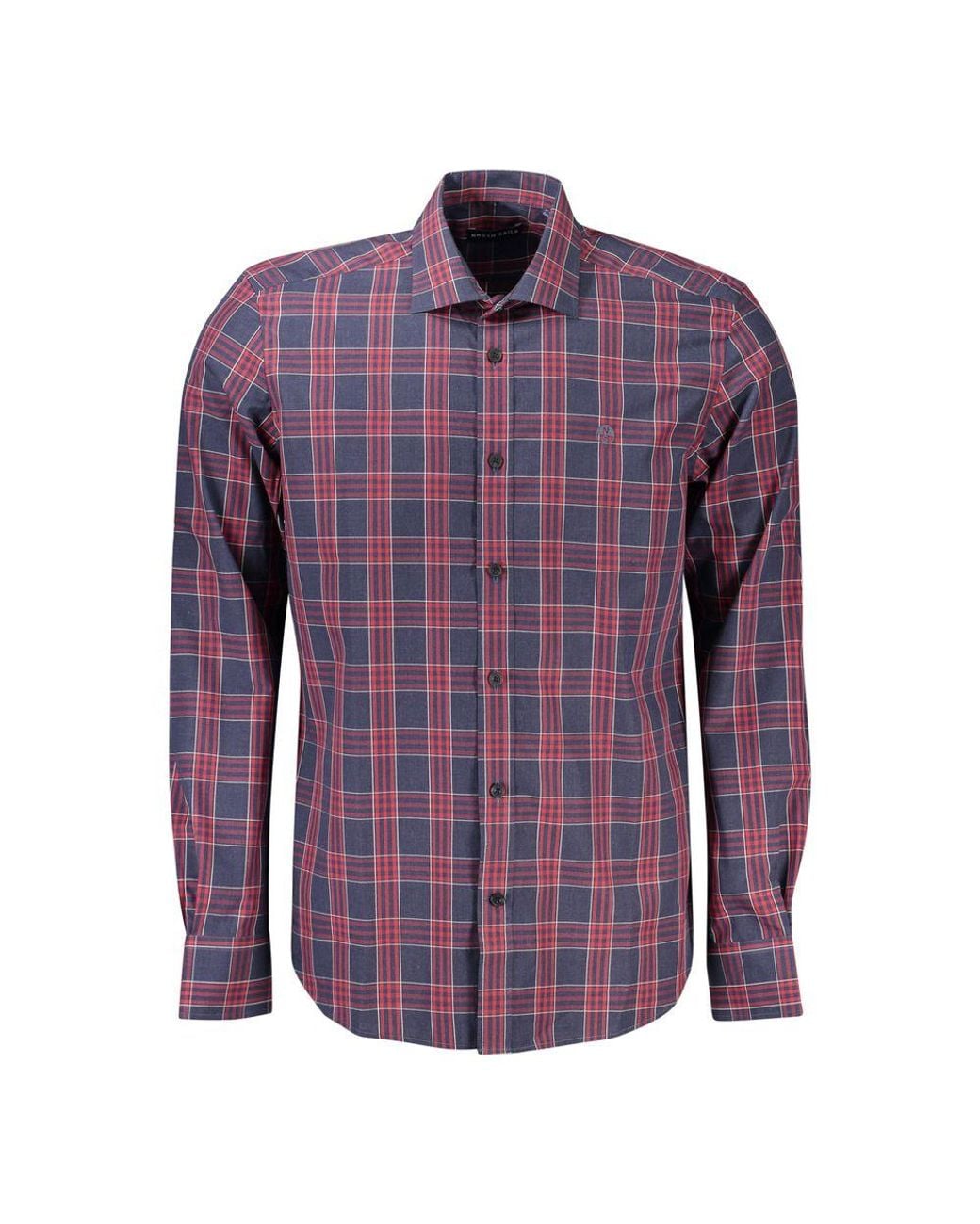 North Sails Purple Cotton Shirt for men