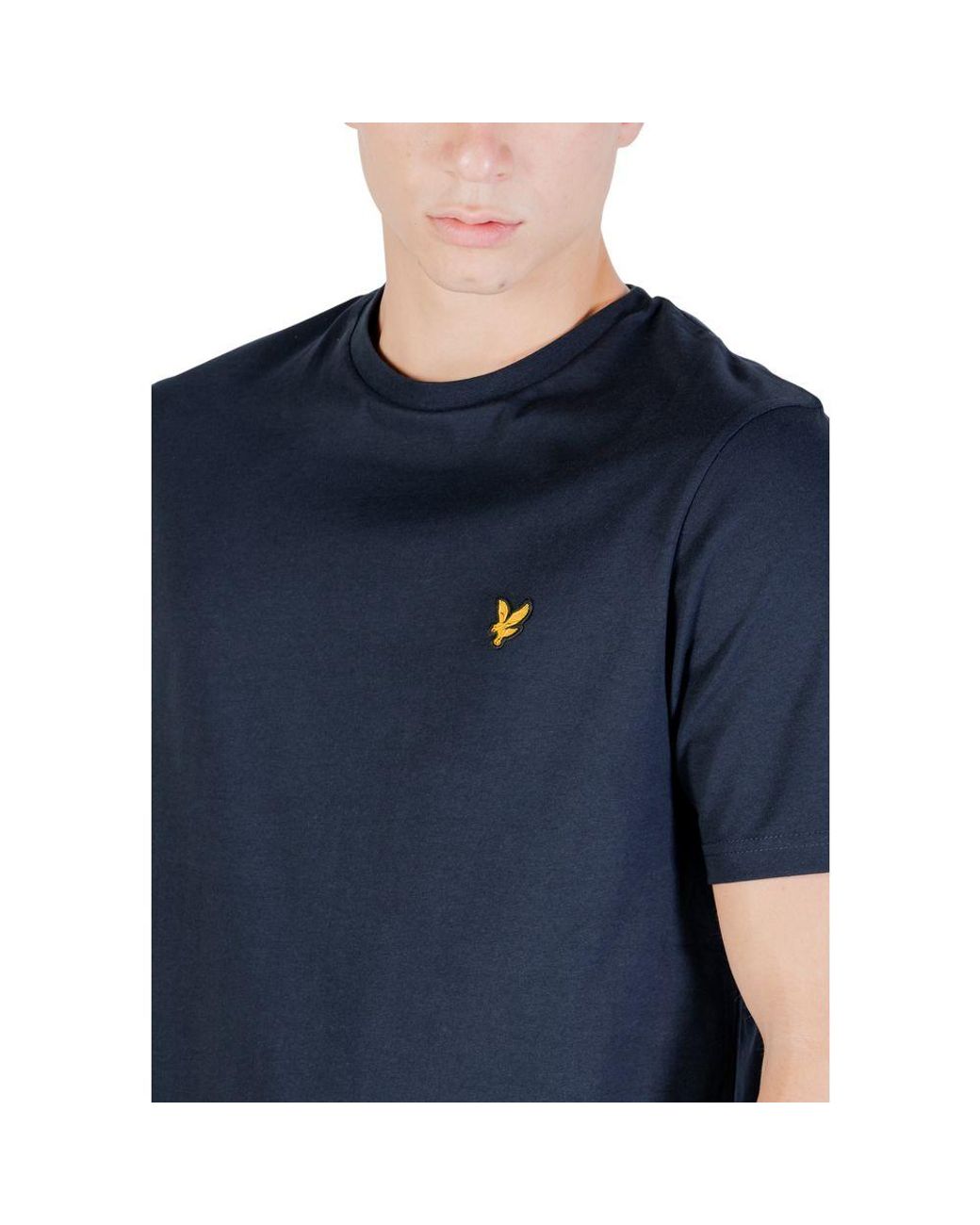 Lyle & Scott Blue Cotton T for men