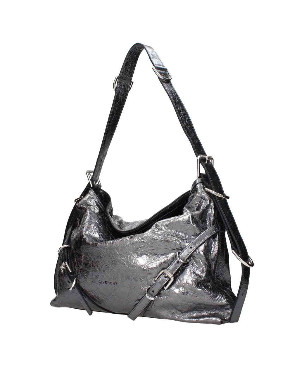 Givenchy Gray Leather Shoulder Bag