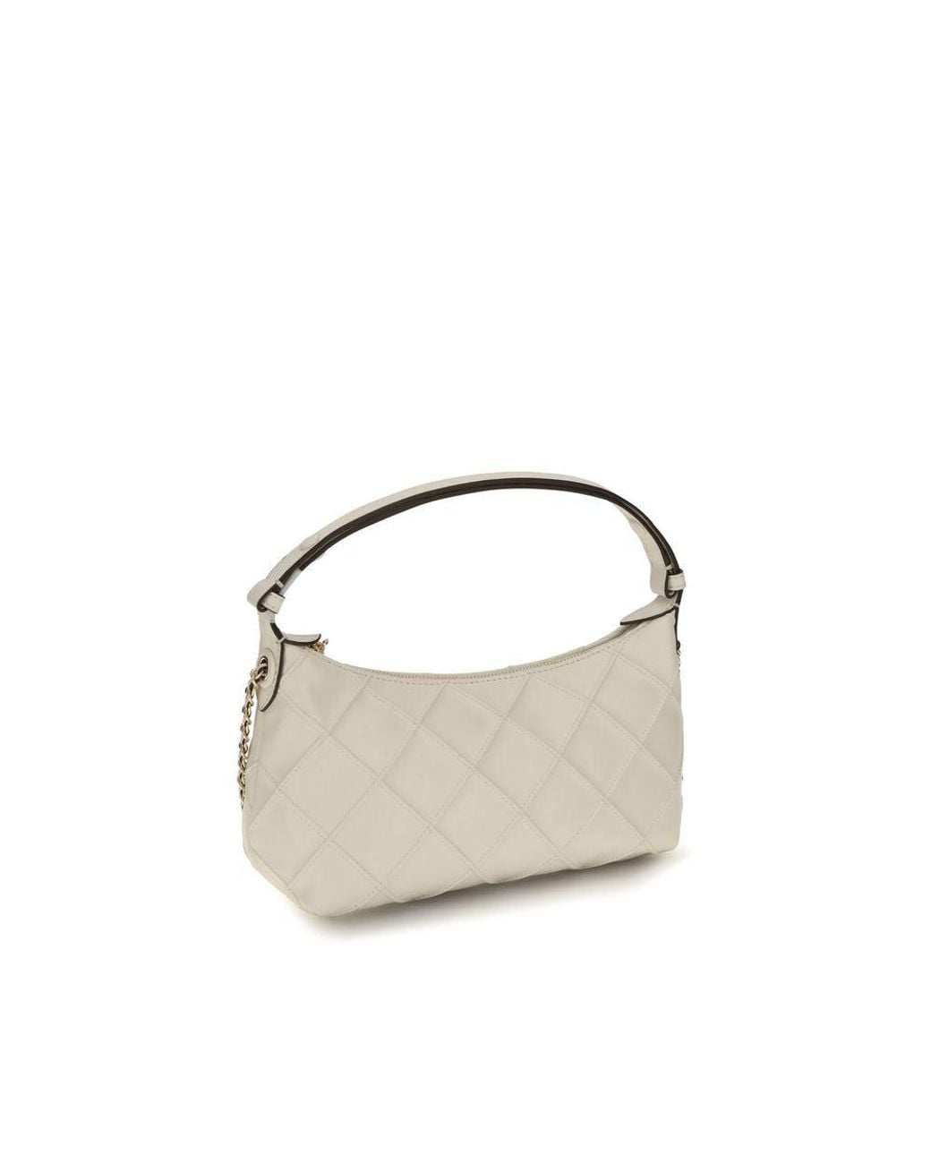 Tory Burch Metallic Beige Calf Leather Bos Taurus Handbag