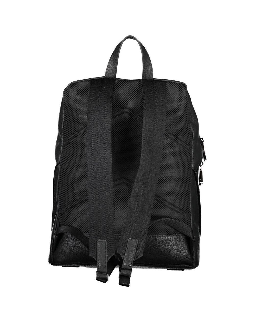 Calvin Klein Black Elegant Urban Laptop Backpack With Sleek Design for men