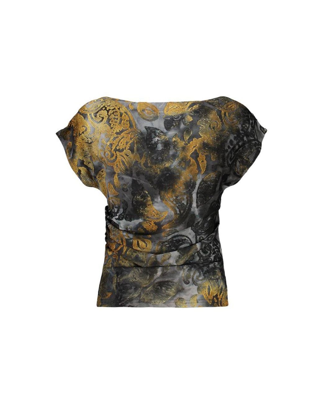 Desigual Green Blue Polyester 's Tank Top